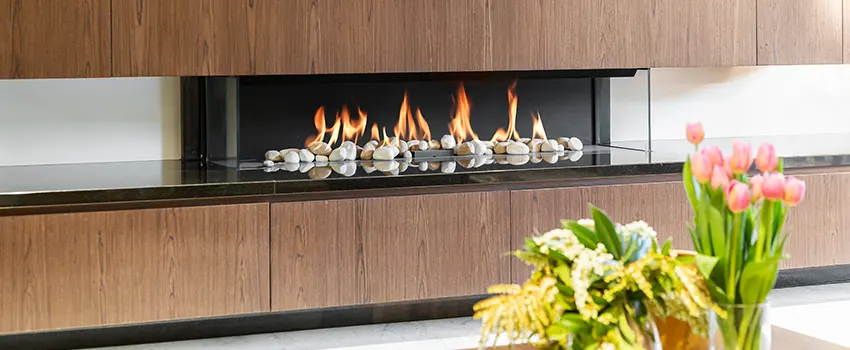 Double-height Fireplace Design Refurbishment in Streetsboro, Ohio